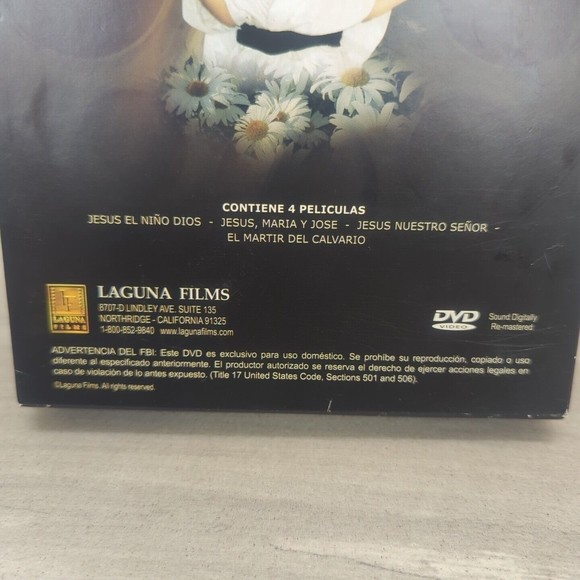 Peliculas Religiosas (DVD, 4-Disc Set) Special Edition Laguna Films Spanish - Picture 4 of 8